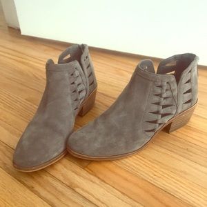 Grey vince Camuto suede booties size 7